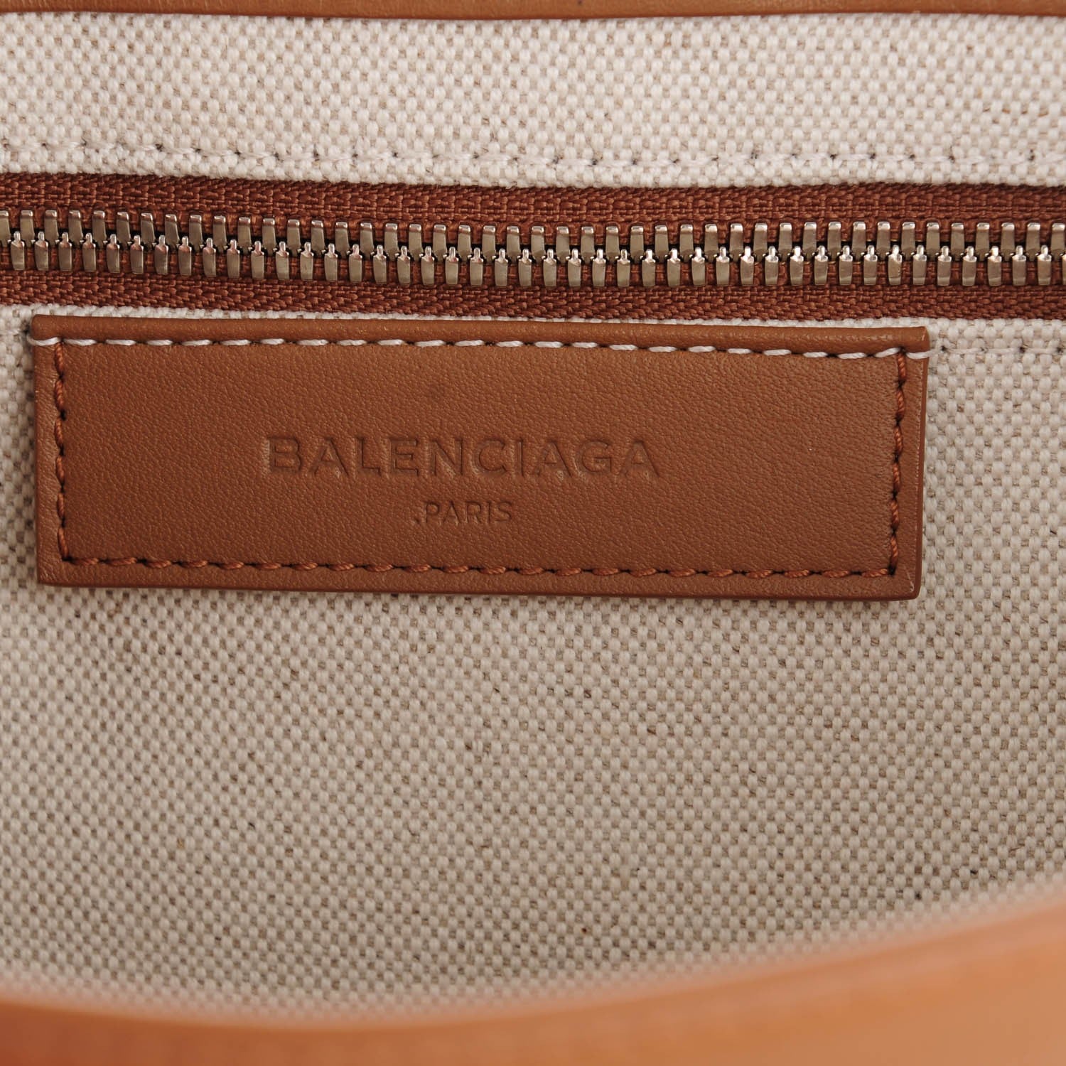 Balenciaga Natural Canvas Shoulder Duffle 6 of 7