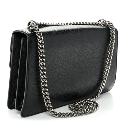 Gucci Pebbled Calfskin Small Dionysus Shoulder Bag Black 3 of 11