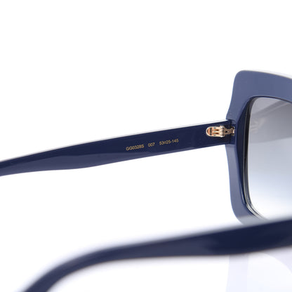 Gucci Acetate Oversize Sunglasses GG0328S Blue 5 of 8