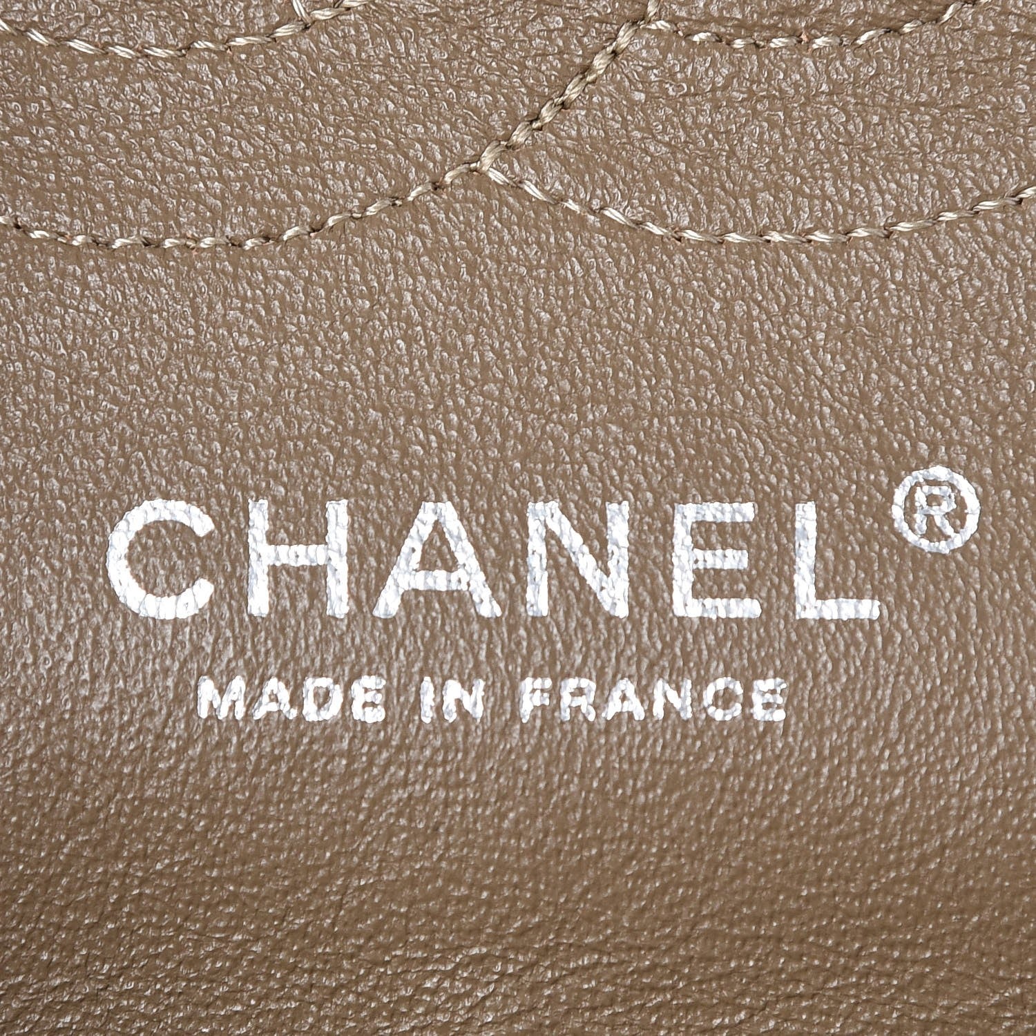 Chanel Crinkled Patent Quilted Medium Double Flap Beige 7 of 9