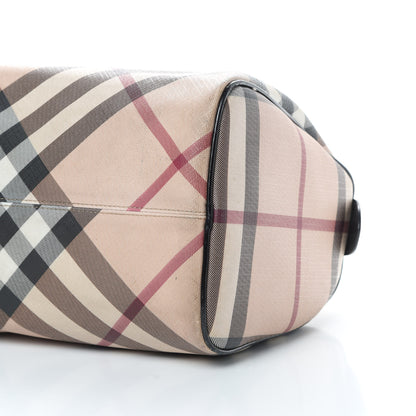 Burberry Nova Check Small Chester Bowling Bag Black 11 of 17