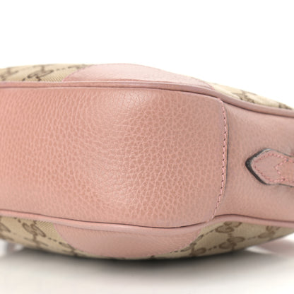 Gucci Monogram Mini Bree Messenger Bag Beige Soft Pink 9 of 14