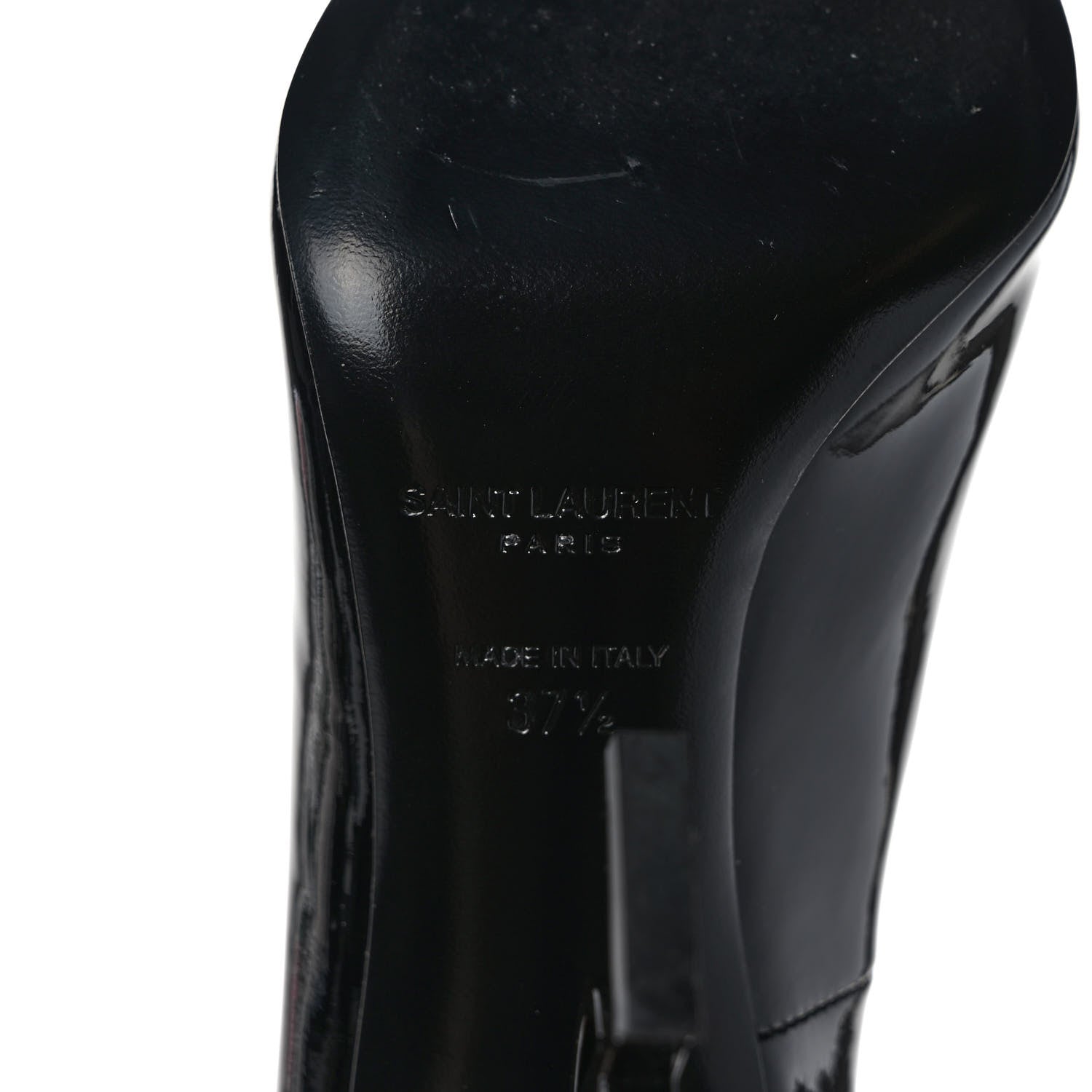 Saint Laurent Patent Opyum 110 Pumps 37.5 Black 6 of 7