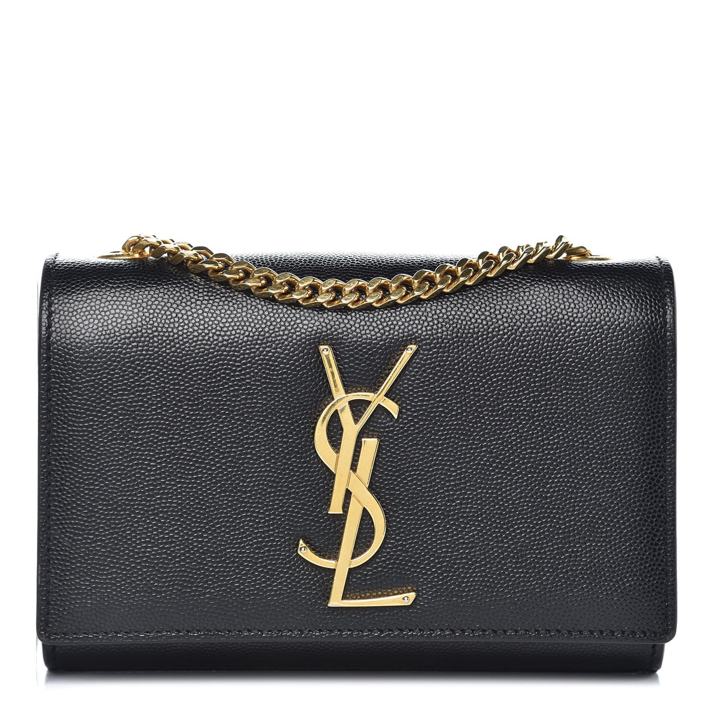 Grain De Poudre Small Monogram Kate Satchel Black