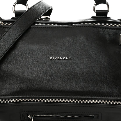 Givenchy Pebbled Calfskin Medium Pyramid Stud Pandora Black 9 of 11