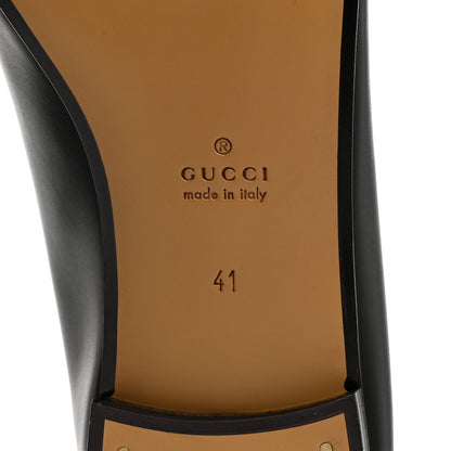 Gucci Calfskin Womens Jordaan Loafers 41 Black 8 of 9