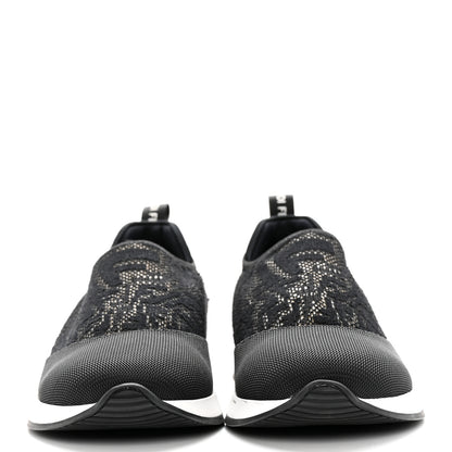 Fendi X SARAH COLEMAN Mesh FF Vertigo Runner Slip On Sneakers 36.5 Black 2 of 13