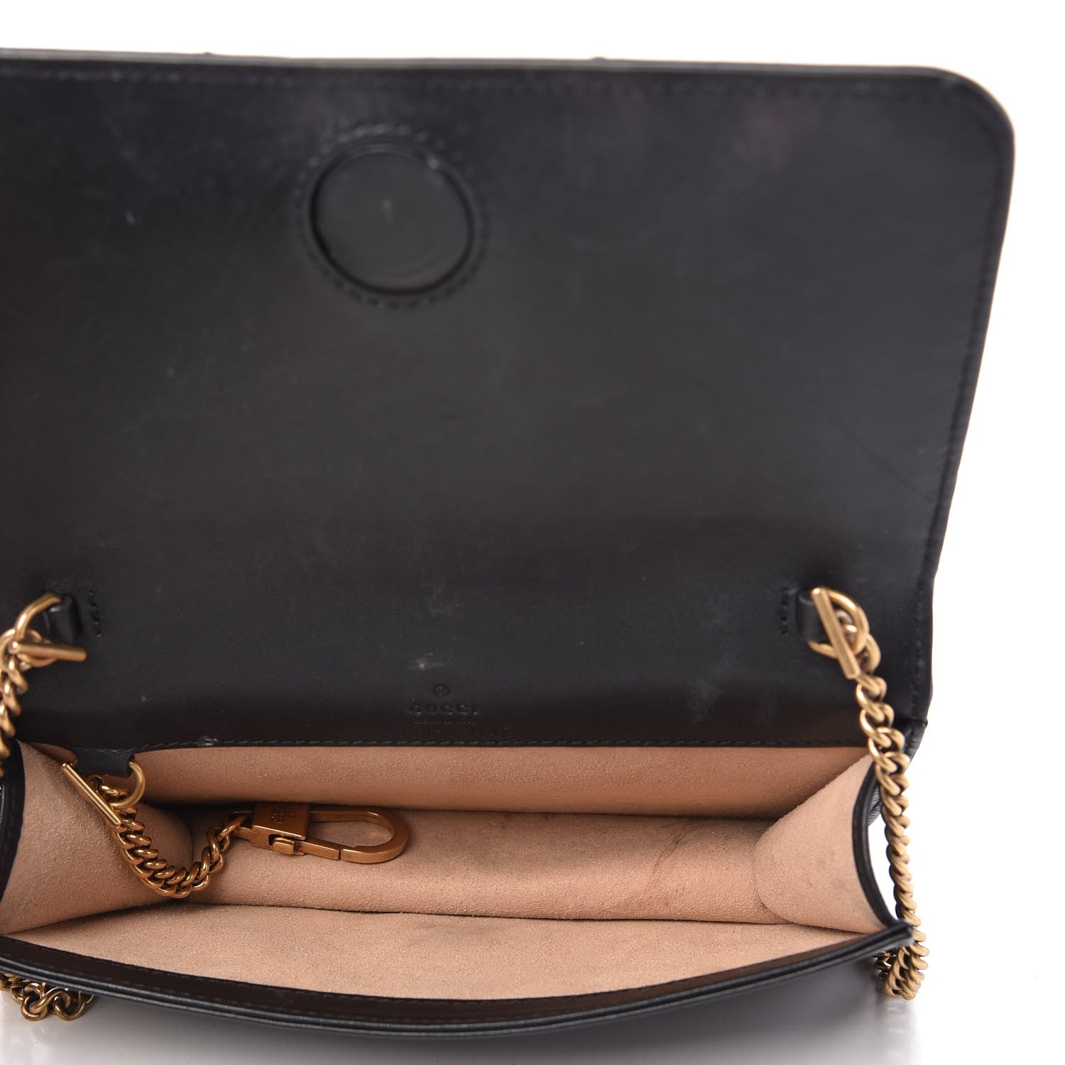 Gucci Calfskin Matelasse GG Marmont Mini Bag Black 5 of 9