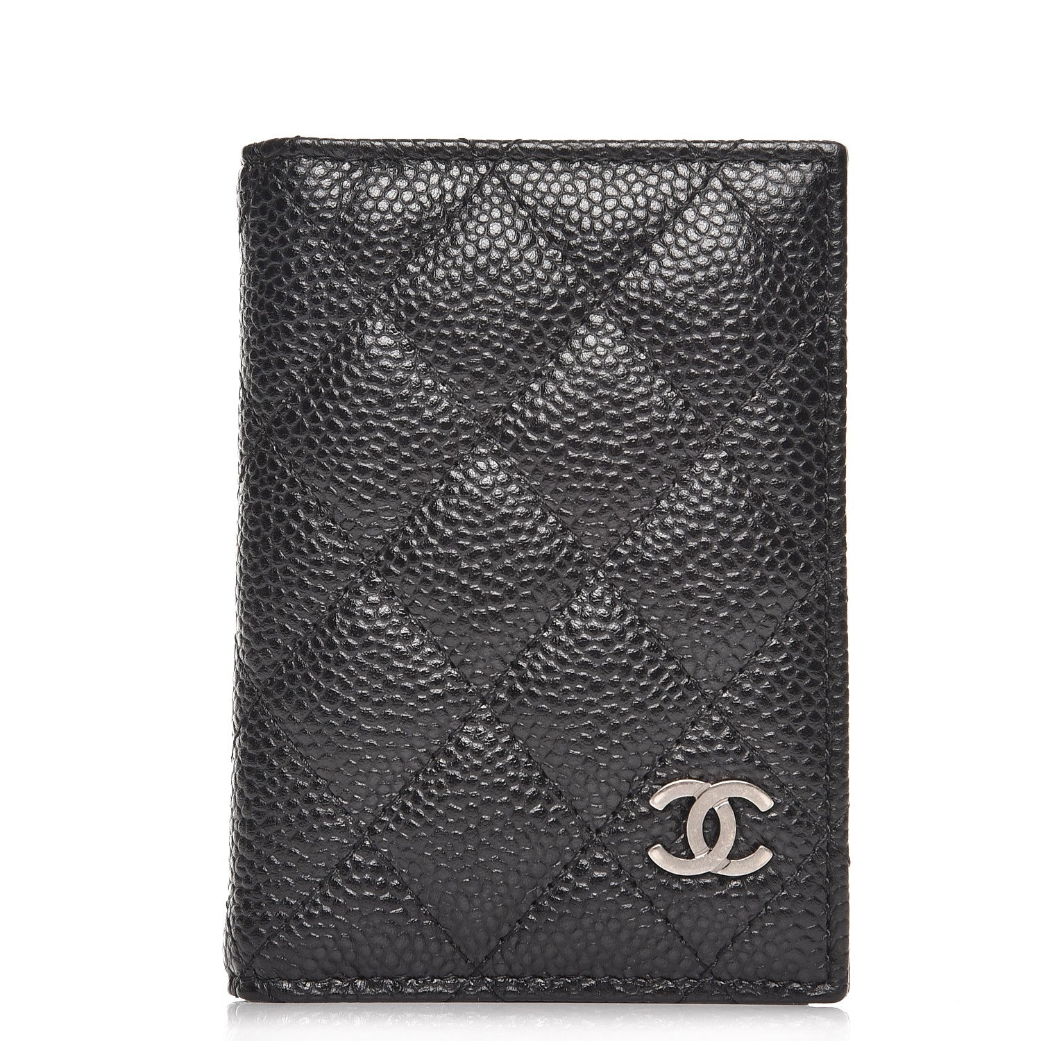 Chanel Caviar Quilted Card Holder Wallet Black 1 of 8
