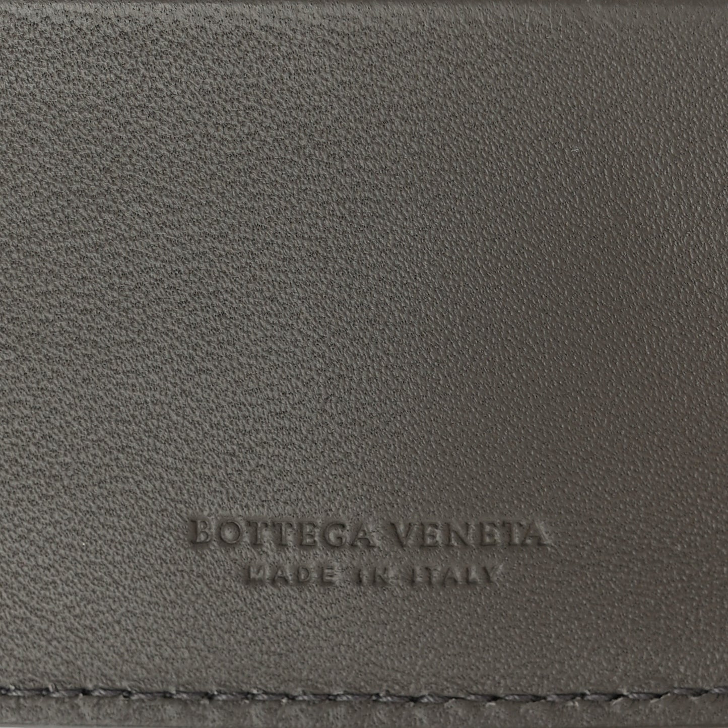 Nappa Intrecciato Mini Wallet Grey