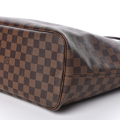 Louis Vuitton Damier Ebene Neo Neverfull MM Rose Ballerine 12 of 13