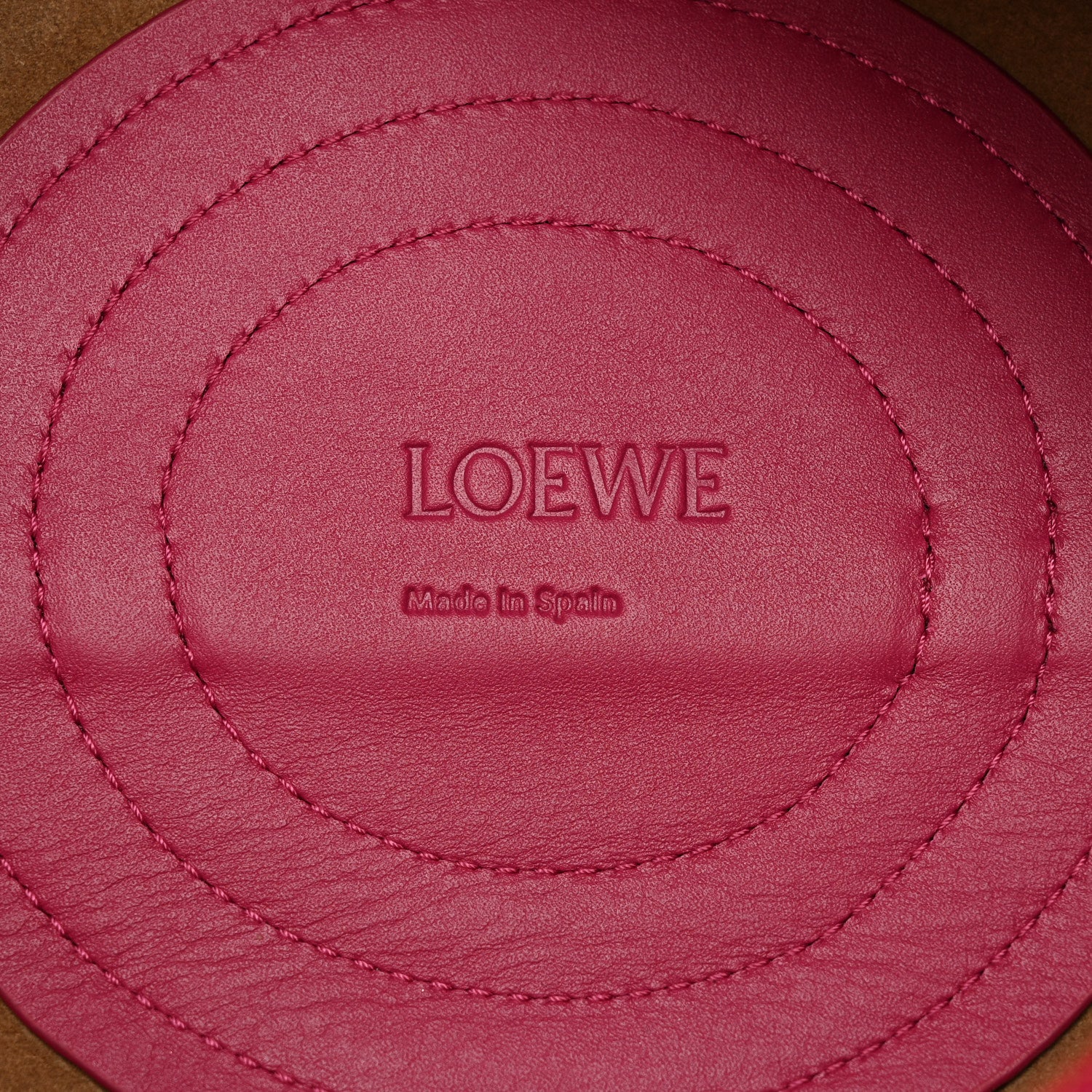 Loewe Shiny Nappa Calfskin Small Paseo Bag Magenta 6 of 9