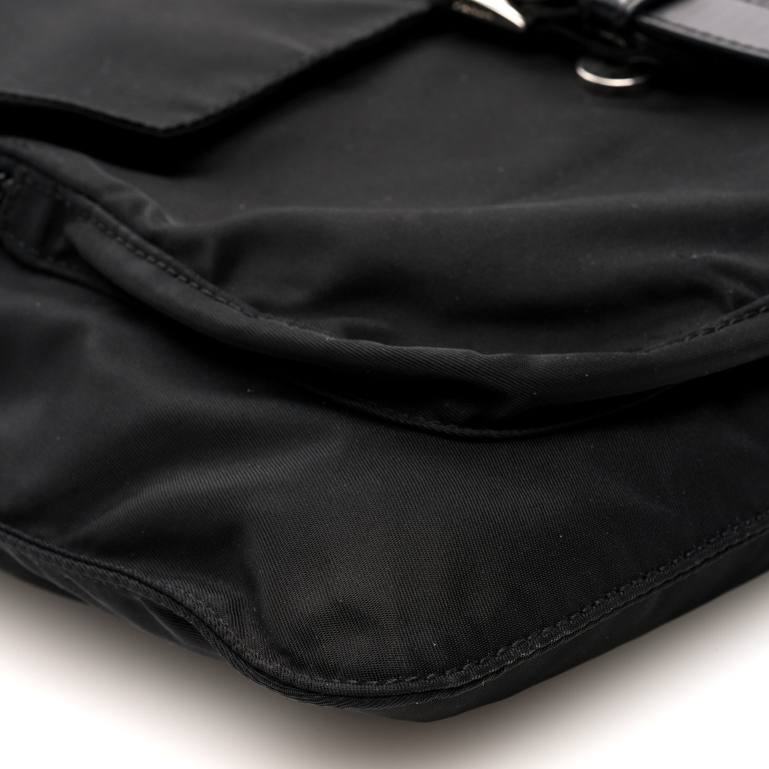 Prada Nylon Vela Sling Messenger Bag Black 8 of 9