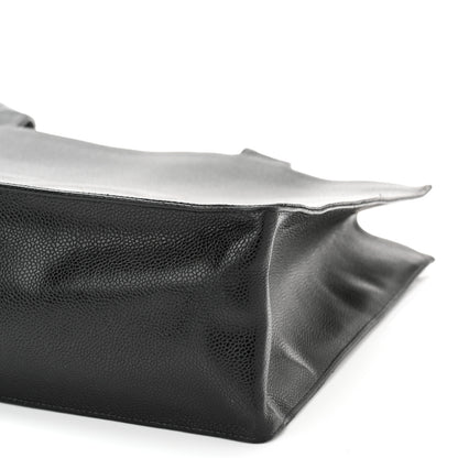 Chanel Caviar CC Tote Black 10 of 11