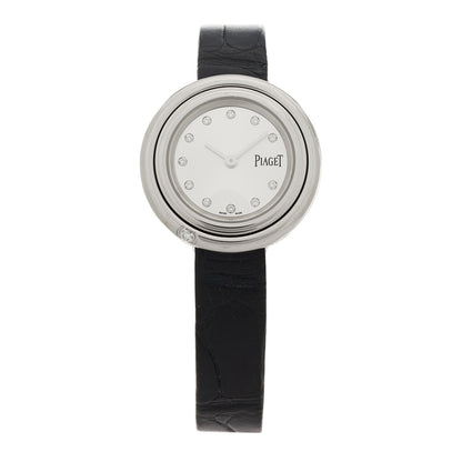 Piaget Stainless Steel Alligator Diamond 29mm Possession Quartz Watch 1 of 5