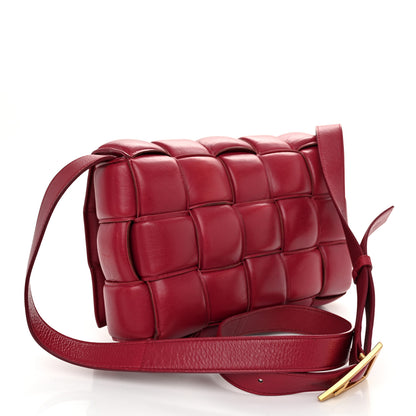 Bottega Veneta Nappa Maxi Intrecciato Padded Cassette Crossbody Bag Amaranto 3 of 10