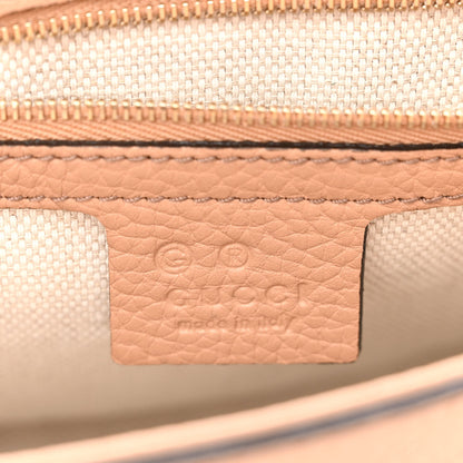Gucci Pebbled Calfskin Medium Soho Flap Crossbody Camelia 6 of 11