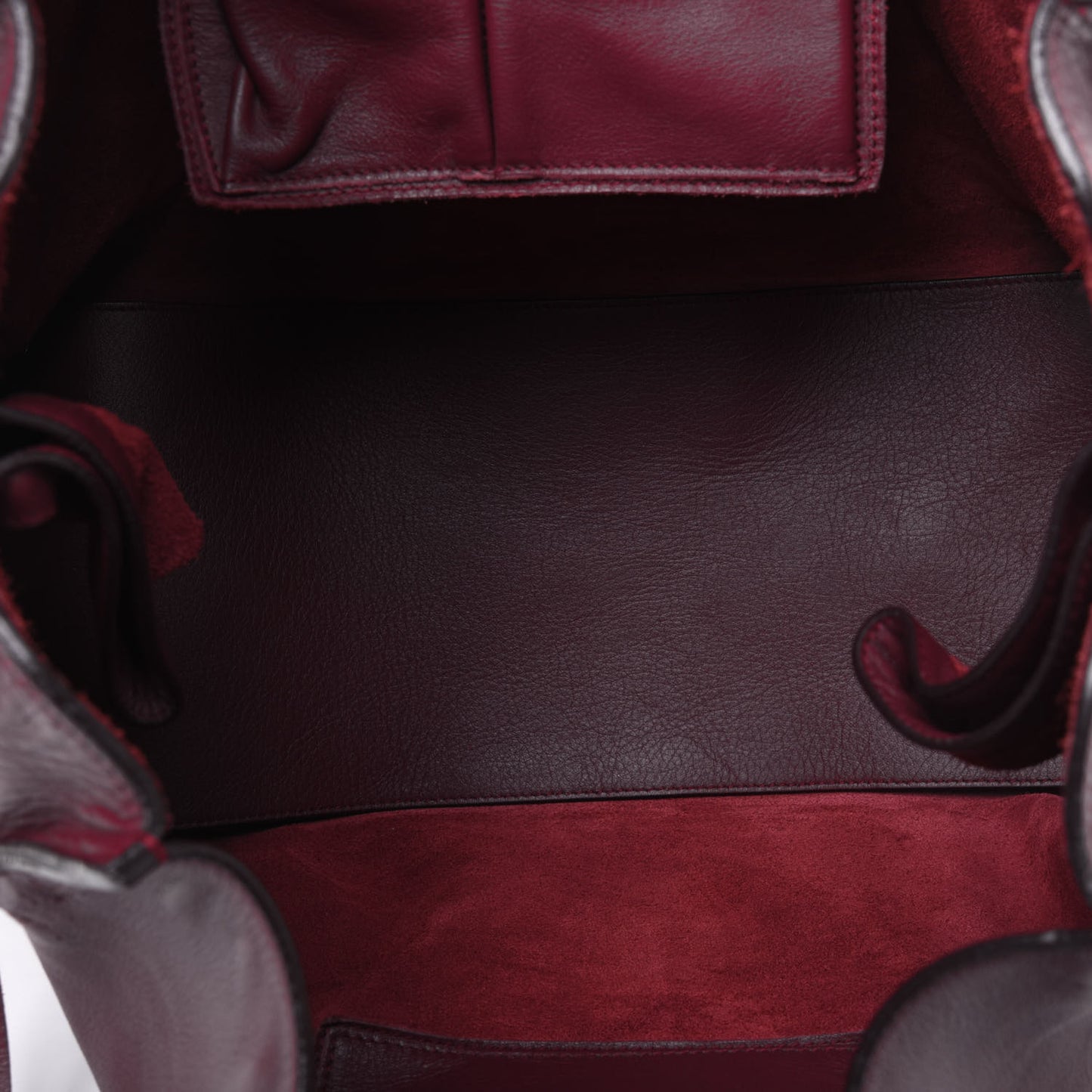 Veau Papier Classic Silver Hardware A4 Zip Around Tote Rouge Pourpre