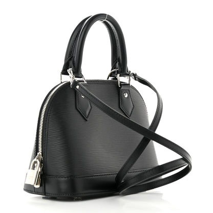Louis Vuitton Epi Alma BB Black 3 of 10