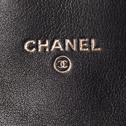 Chanel Calfskin Quilted Coco Mail Clutch With Chain Black 5 of 14