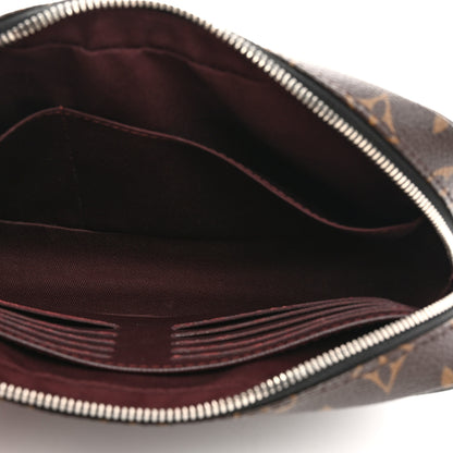 Louis Vuitton Monogram Macassar Kasai Clutch Black 5 of 7