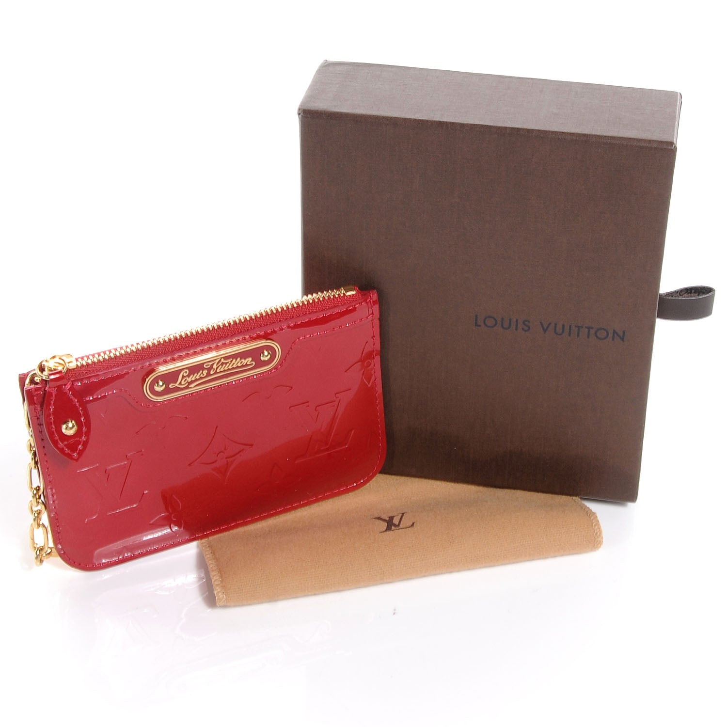 Louis Vuitton Vernis Key Pouch Pomme D'Amour 5 of 8