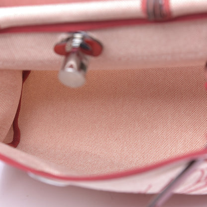Hermes Vache Hunter Toile Pegase Pop Herbag Zip Retourne 31 PM Rouge Piment 6 of 15