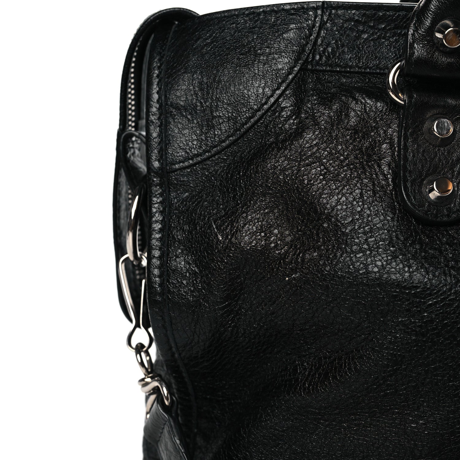 Balenciaga Agneau Classic Silver Hardware City Black 11 of 11