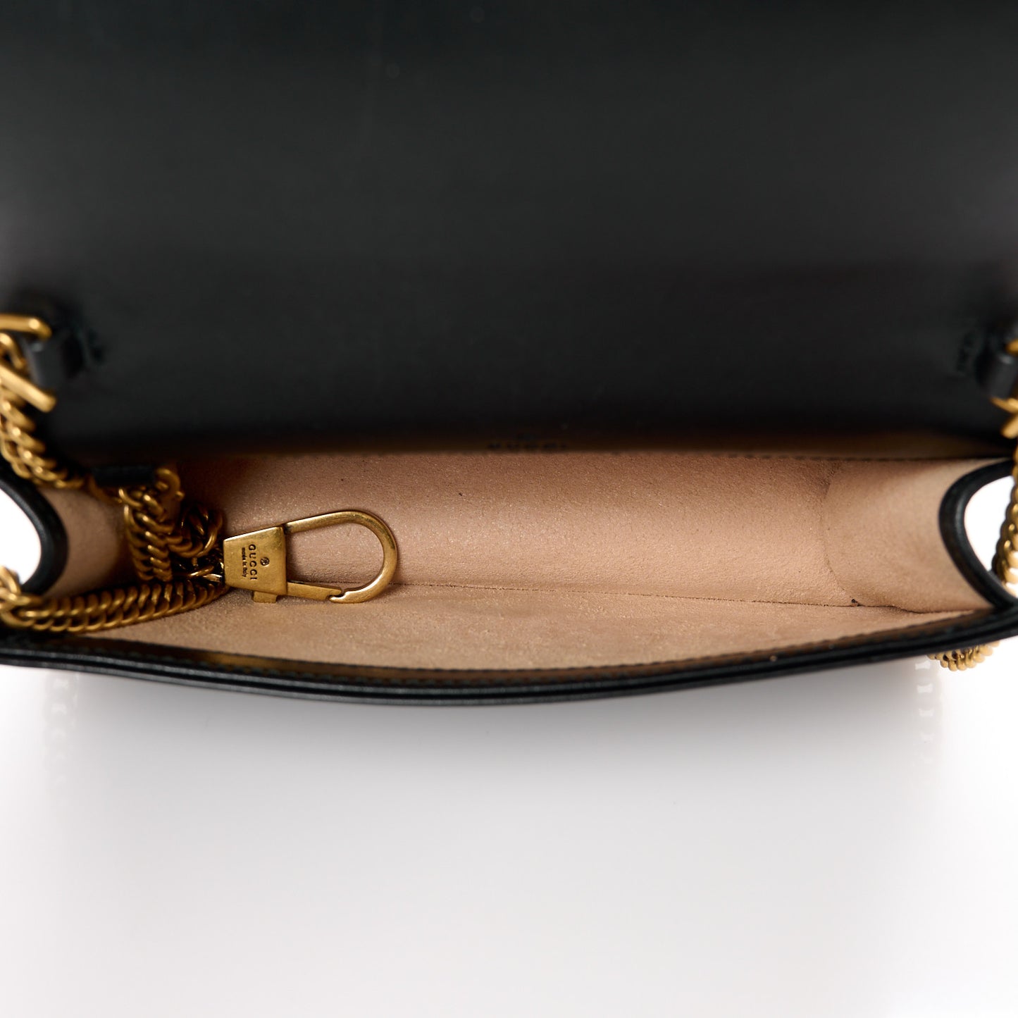 Calfskin Matelasse GG Marmont Mini Bag Black