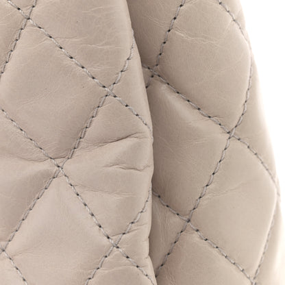 Chanel Glazed Calfskin Quilted Shopping Tote Light Beige 15 of 17