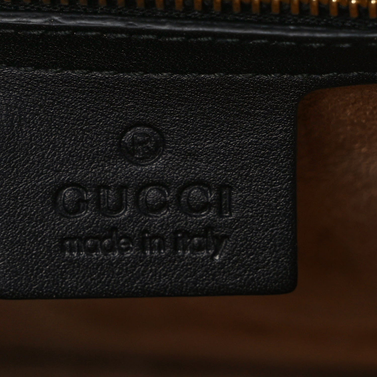 Gucci Iridescent Brocade Small Sylvie Shoulder Bag Gold 6 of 9
