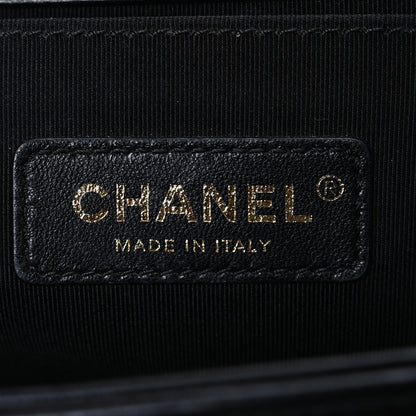 Chanel Lambskin Quilted Medium Boy Flap Black 6 of 10