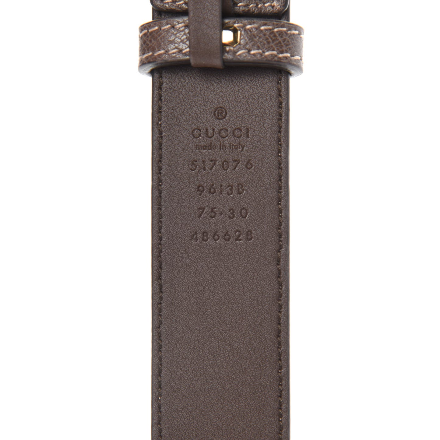 GG Supreme Monogram Web Small Ophidia Belt Bag 75 30 Dark Brown