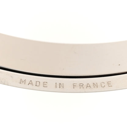 Hermes Enamel Narrow Clic Clac H Bracelet PM Rose Dragee 8 of 11