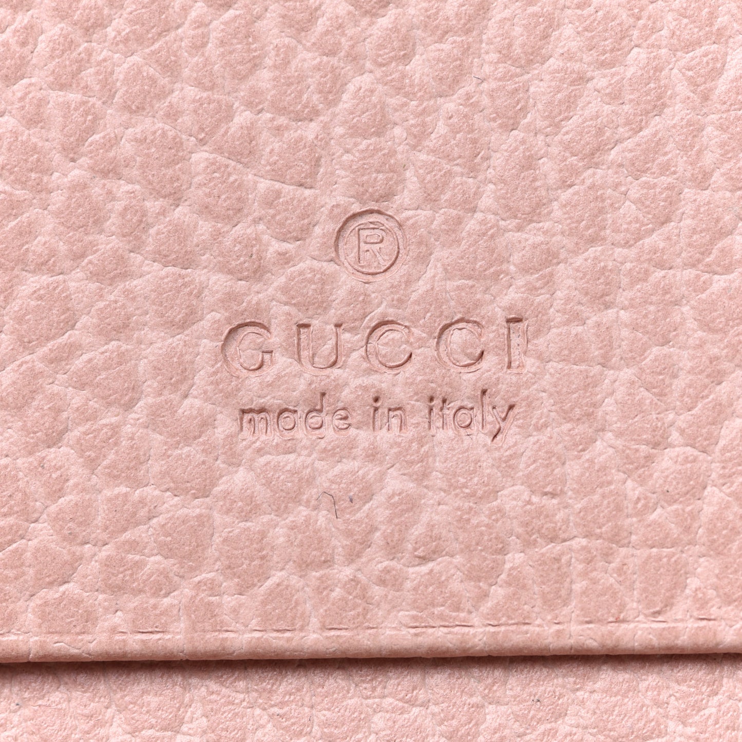 Dollar Calfskin GG Marmont Card Case Perfect Pink