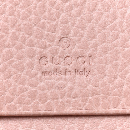 Gucci Dollar Calfskin GG Marmont Card Case Perfect Pink 6 of 7