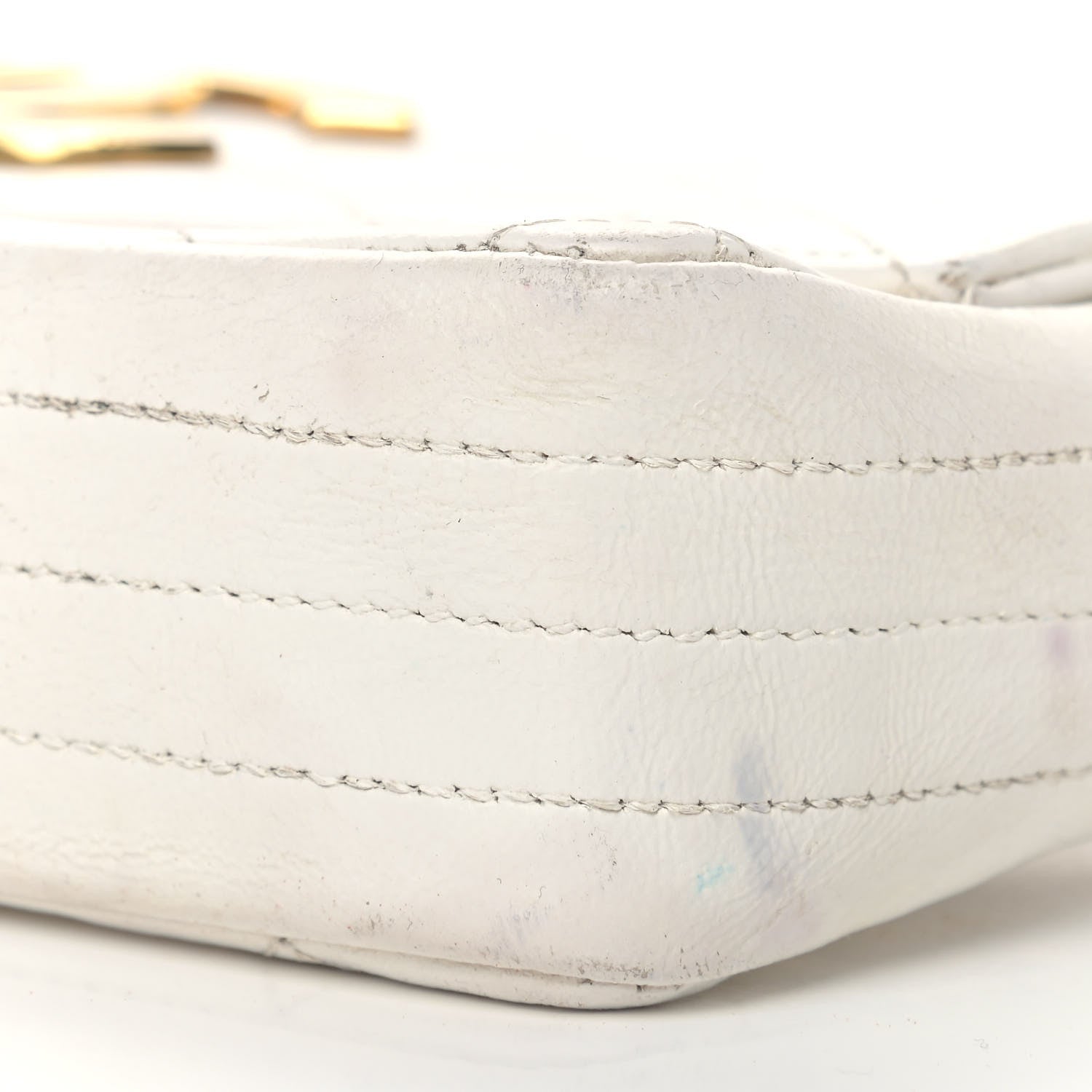 Chanel Lambskin Quilted Single Flap White 10 of 16