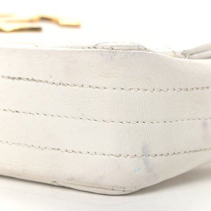 Chanel Lambskin Quilted Single Flap White 10 of 16