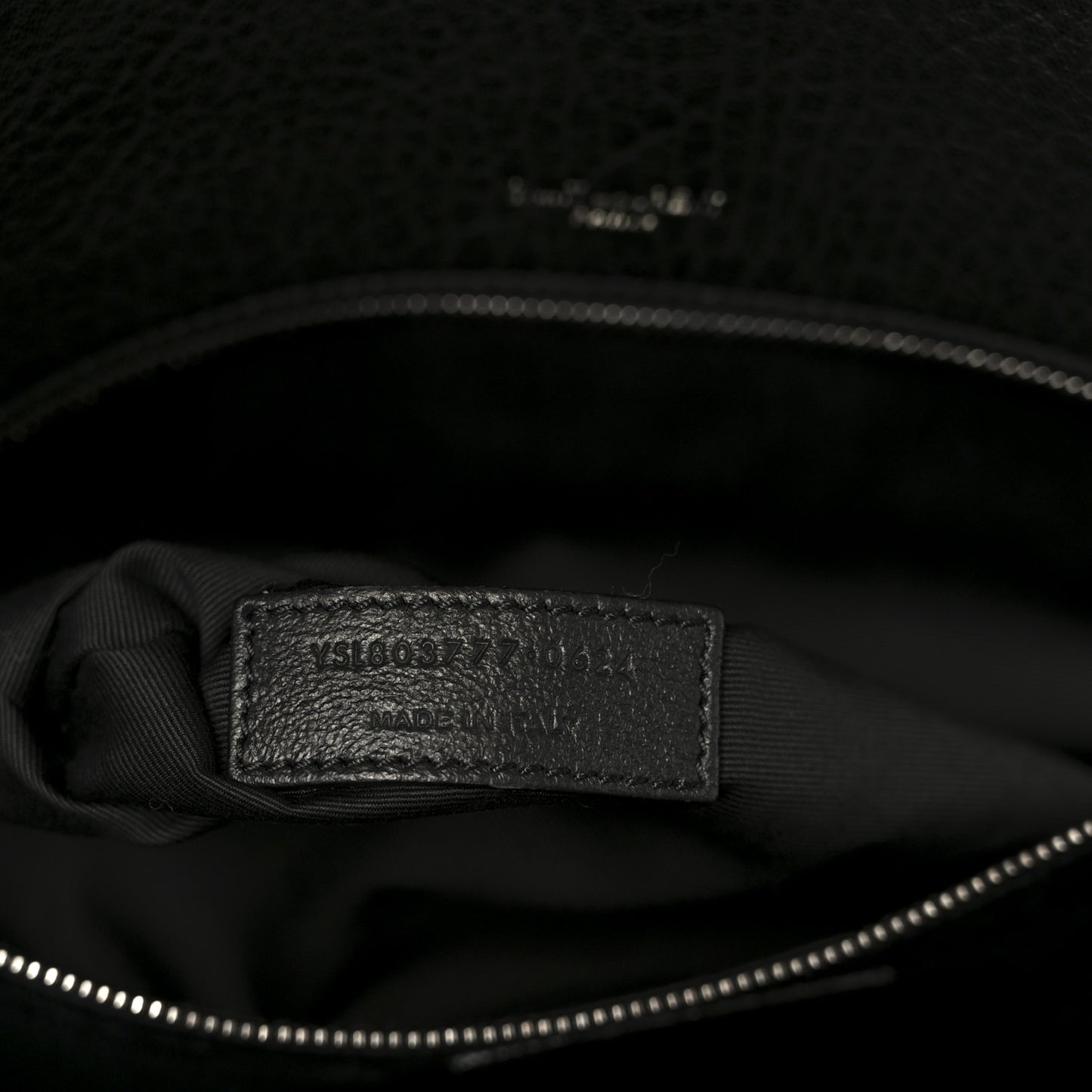 Grained Lambskin Monogram Large Niki Chain Satchel Black