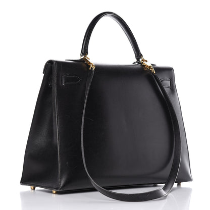 Hermes Box Kelly Sellier 35 Black 3 of 53