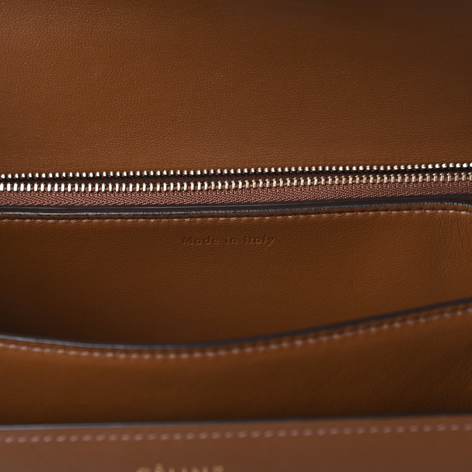 Celine Box Calfskin Medium Classic Box Flap Bag Camel 9 of 13