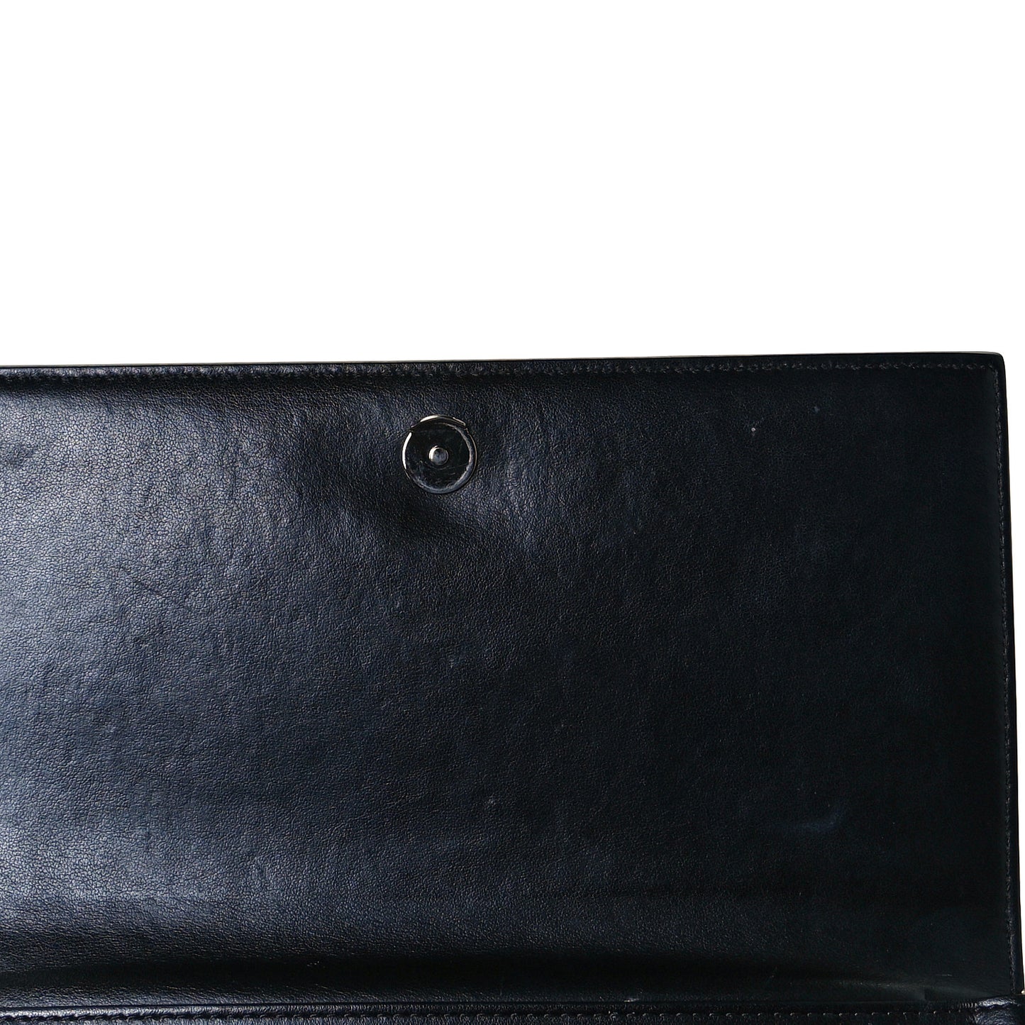 Calfskin Spikes Paloma Clutch Black