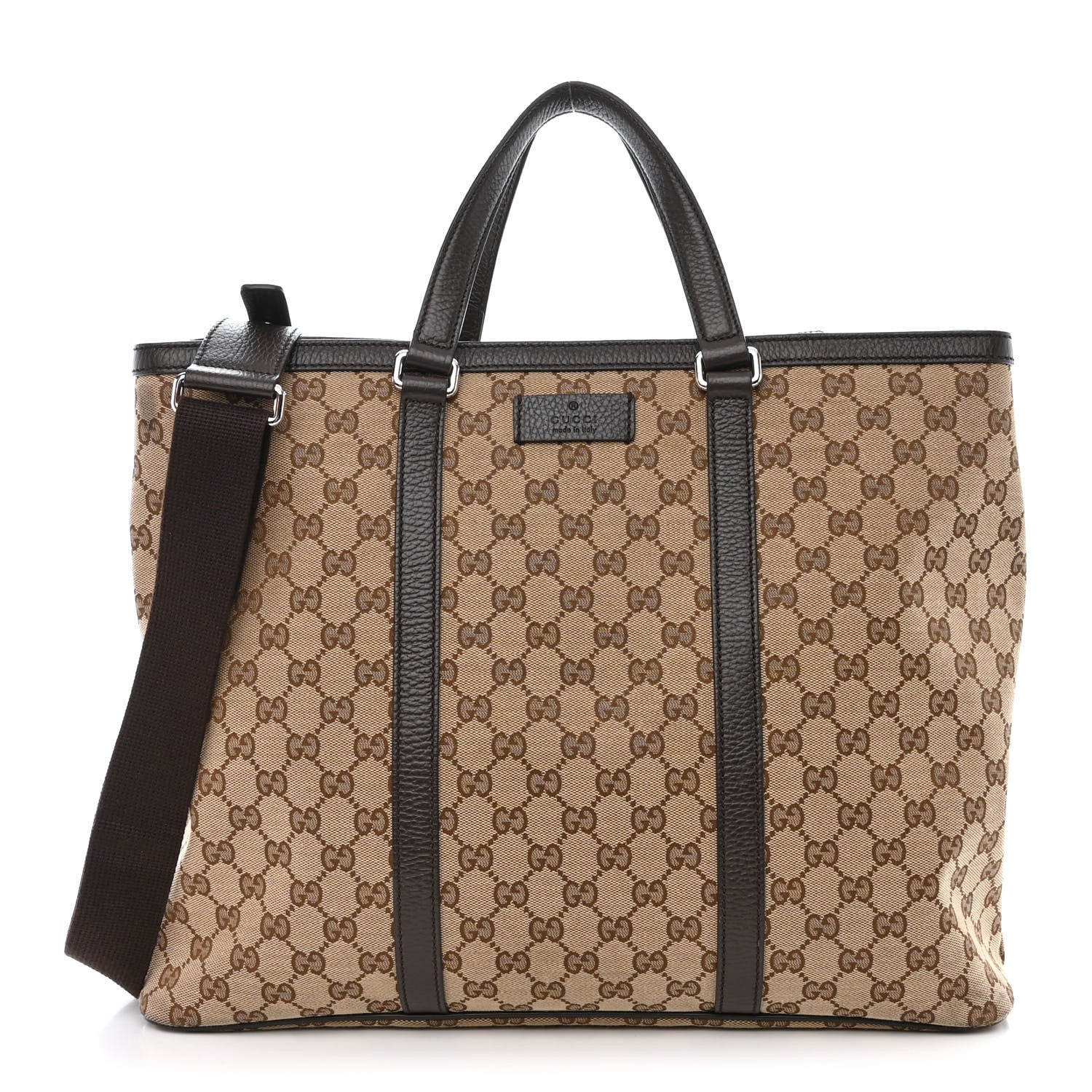 Gucci GG Monogram Large Joy Tote Bag Dark Brown 1 of 11