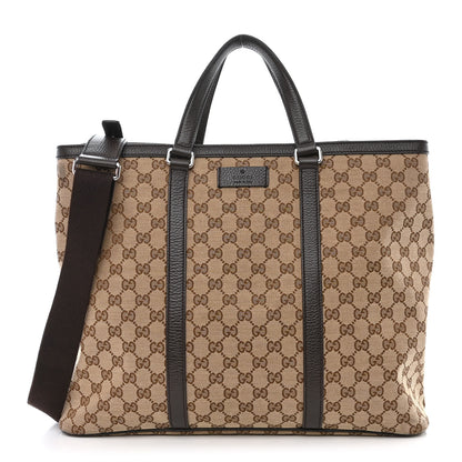 Gucci GG Monogram Large Joy Tote Bag Dark Brown 1 of 11