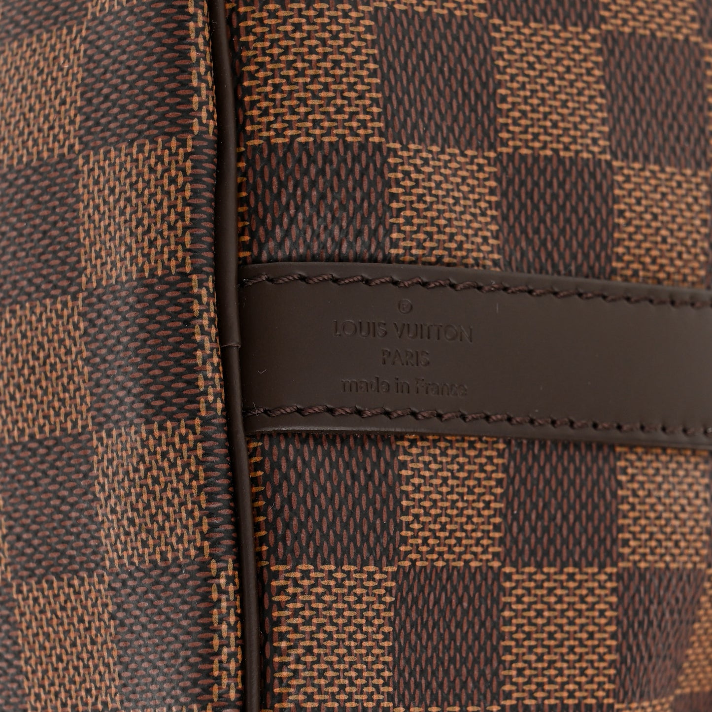 Damier Ebene Braided Speedy Bandouliere 25 Pink