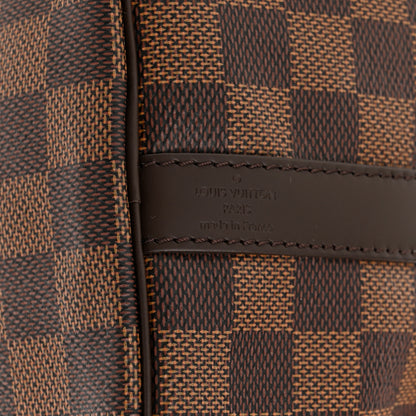 Louis Vuitton Damier Ebene Braided Speedy Bandouliere 25 Pink 6 of 10