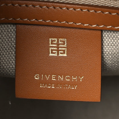 Givenchy Raffia Jacquard Fabric 4G Mini Antigona Beige 6 of 8