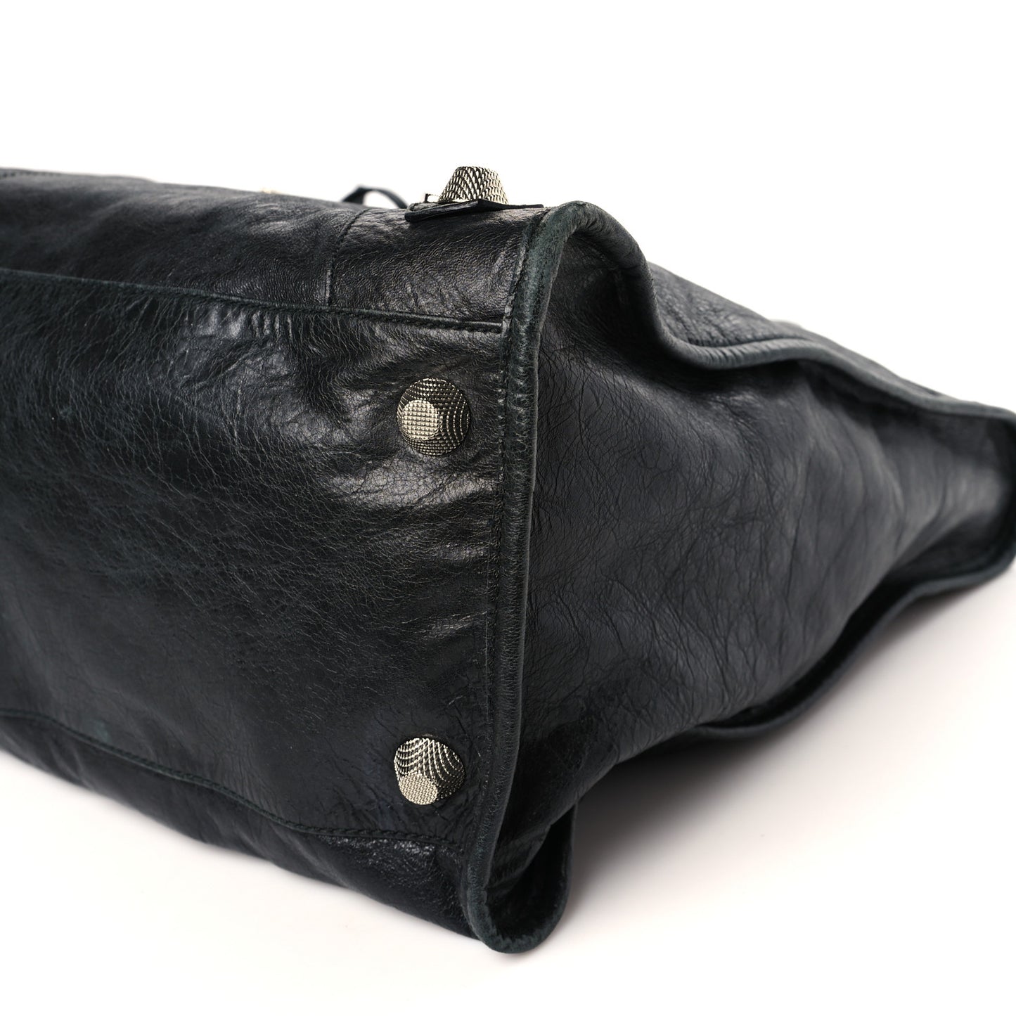 Agneau Giant 21 Silver Hardware Weekender Black