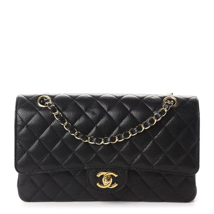 Chanel Caviar Quilted Medium Double Flap Black 1 of 11