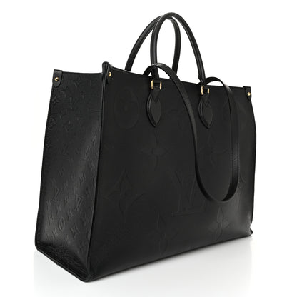Louis Vuitton Empreinte Monogram Giant Onthego GM Black 3 of 11